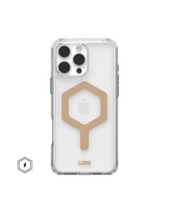 UAG Urban Armor Gear case PLYO compatible with MagSafe for IPHONE 16 Pro Max ice / gold