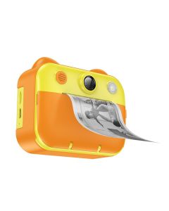 Digital kids camera with printer and selfie function Hoco 2 4 DV204 yellow