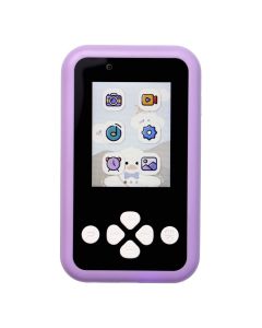 Game console for kids with IPS display 2 4 with buttons KDC-0027A purple