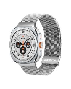 DUX DUCIS strap MILANESE stainless steel magnetic 47 mm silver