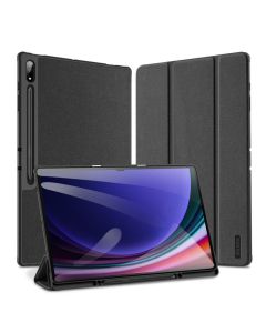 DUX DUCIS case DOMO foldable with pencil storage for SAMSUNG Tab S10 Ultra/S9 Ultra/S8 Ultra Black black