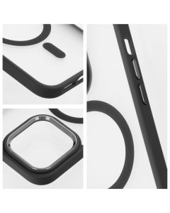 MATTE MAG COVER case compatible with MagSafe for SAMSUNG S25 black
