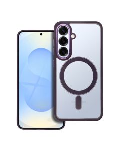 COLOR EDGE MAG COVER case compatible with MagSafe for SAMSUNG S25 deep purple