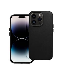 LEATHER MAG COVER case for SAMSUNG S25 PLUS black