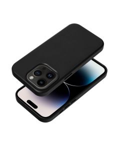 LEATHER MAG COVER case for SAMSUNG S25 ULTRA black