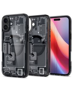 SPIGEN case ULTRA HYBRID MAG compatible with MagSafe for IPHONE 16 zero one