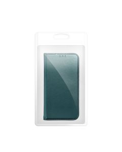SMART MAGNETO Book case for MOTOROLA G75 dark green