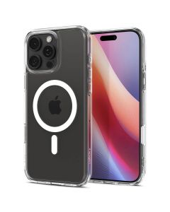 SPIGEN case ULTRA HYBRID T MAG compatible with MagSafe for IPHONE 16 Pro white