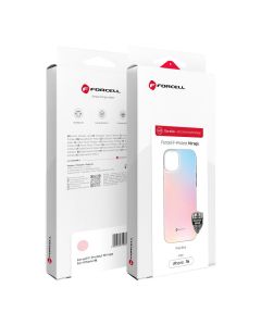 FORCELL F-PROTECT Mirage  Military Drop-Tested case compatible with MagSafe for IPHONE 15 pinky blue