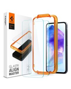 SPIGEN tempered glass ALM GLAS. TR 2-pack for SAMSUNG A55 5G clear