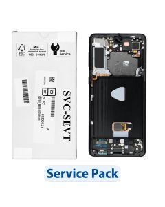 ServicePack LCD Display SAMSUNG S21 Plus G996B GH82-27268A Black