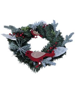 Christmas wreath decoration 30 cm RC-K-512 green