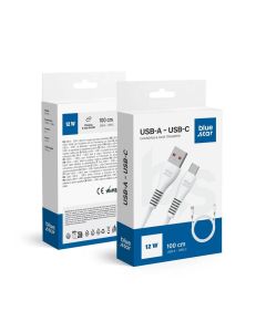 Cable USB A to USB C Blue Star 2A 12W 1 m DC99C white