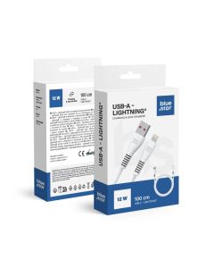 Cable USB A to Lightning Blue Star 2A 12W 1 m DC99I white