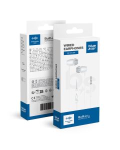 Wire earbuds Jack 3 5 mm Blue Star PA-E67 1 2 m white