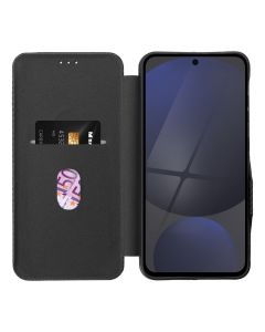 FOLIO Side Magnet book case for SAMSUNG A15 black