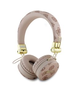 GUESS wireless headphones bluetooth ENC GUBH70EPOSMW (PU Peony Script Round Shape) brown