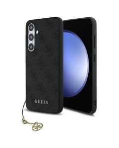 GUESS case for SAMSUNG S24 FE GUHCS24FEGF4GGR (HC PU 4G Charm) grey