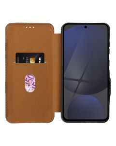 FOLIO Side Magnet book case for MOTOROLA G75 brown