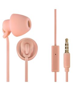 THOMSON wire earphones Jack 3 5 mm with microphone EAR3008 light pink