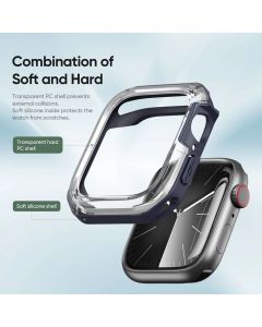 DUX DUCIS case TAMO for Apple Watch series 10 46 mm transparent with midnight