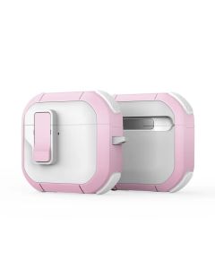 DUX DUCIS PECP - TPU+PC protective case for AirPods 4 white pink