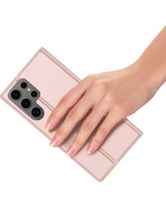 DUX DUCIS wallet case SKIN PRO for SAMSUNG S25 Ultra rose