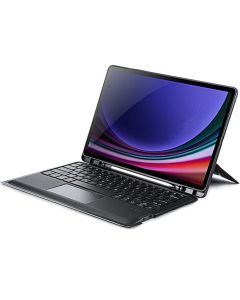 DUX DUCIS case DK foldable with Wireless Keyboard with backlight for SAMSUNG Tab S10 Plus/S9 Plus/S9 FE Plus black