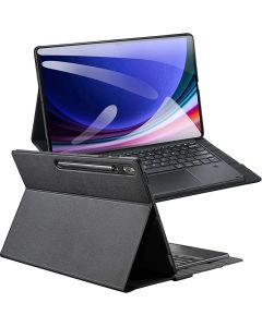DUX DUCIS case DK foldable with Wireless Keyboard with backlight for SAMSUNG Tab S10 Ultra/S9 Ultra/S8 Ultra black