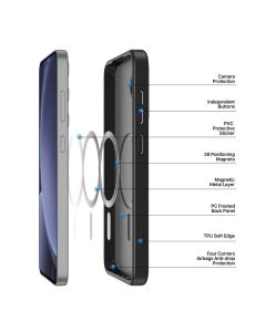 DUX DUCIS case YIND compatible with MagSafe for SAMSUNG S25 Plus black