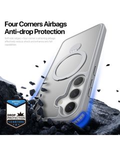 DUX DUCIS case YIND comptible with MagSafe for SAMSUNG S25 Plus grey