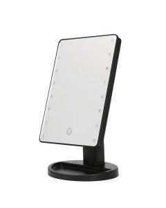 LED lamps vanity mirror black