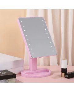 LED lamps vanity mirror pink