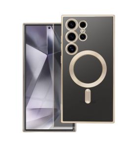 ELECTRO MAG COVER case compatible with MagSafe for SAMSUNG A56 gold