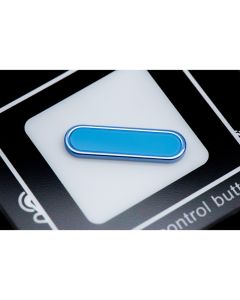 Camera Control active button fit for IPHONE 16 series case Drop Glue / Clear Mag Cover blue