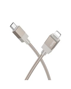 Cable USB C to Lightning Hoco PD 27W 1 m X110 gold