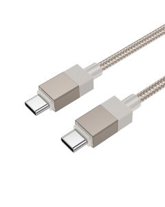 Cable USB C to USB C Hoco 3A 60W 1 m X110 gold