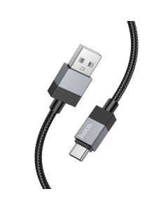 Cable USB A to USB C Hoco 3A 1 m X110 black