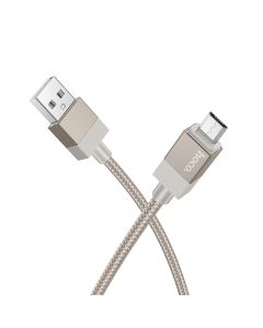 Cable USB A to Micro USB Hoco 2 4A 1 m X110 gold