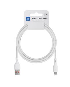 Cable USB A to Lightning Blue Star 2 4A ECO 1 m PJ68-24-2.4 white