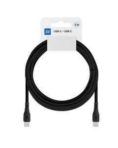 Cable USB C to USB C Blue Star 3A 60W ECO 2 m PJ73-14-3 black