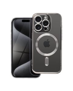 ELECTRO MAG COVER case compatible with MagSafe for SAMSUNG A36 titanium grey