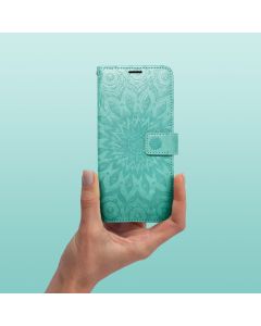 MEZZO Book case for XIAOMI Redmi Note 14 PRO 5G / 14 PRO PLUS 5G mandala green