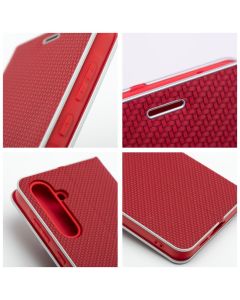 LUNA Book Carbon for XIAOMI Redmi Note 14 PRO 5G / 14 PRO PLUS 5G red