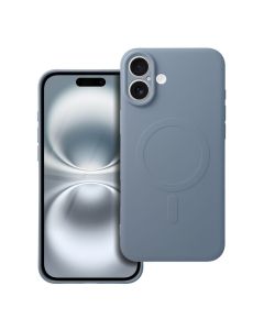 SILICONE MAG COVER case compatible with MagSafe for SAMSUNG A56 light blue