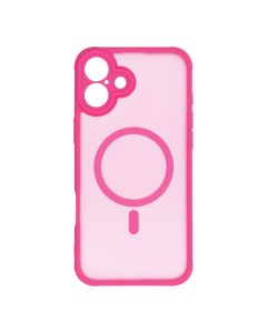 FULL MATTE MAG COVER case compatible with MagSafe for IPHONE 16 Plus pink