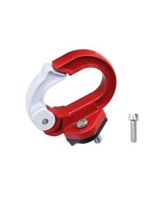 Hook for shopping for bike / scooter aluminum FS365-006 red white T