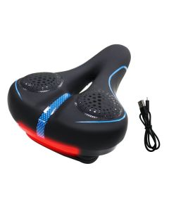 Bike saddle with built-in LED light FSBSD-232-1 black