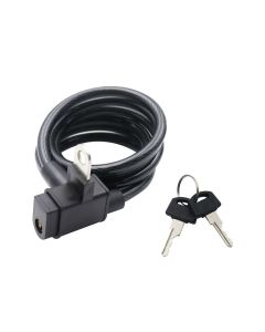 Bike / scooter spiral lock FSBYL45301 black