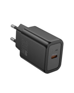 Phone charger Hoco USB C QC PD 20W N60 black